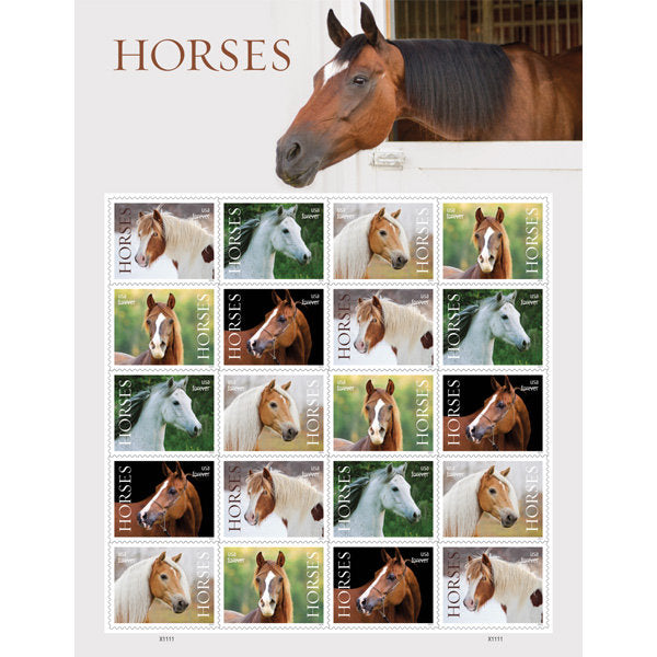 Horses Stamps 2024 Forever Stamps 100 pcs