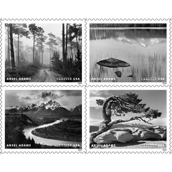 Ansel Adams Stamps 2024 Forever Stamps 80 pcs