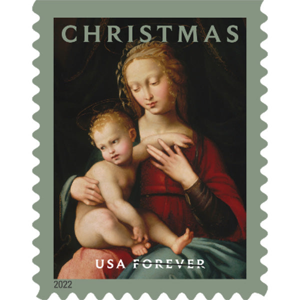 Virgin And Child Stamps 2024 Forever Stamps 100 pcs