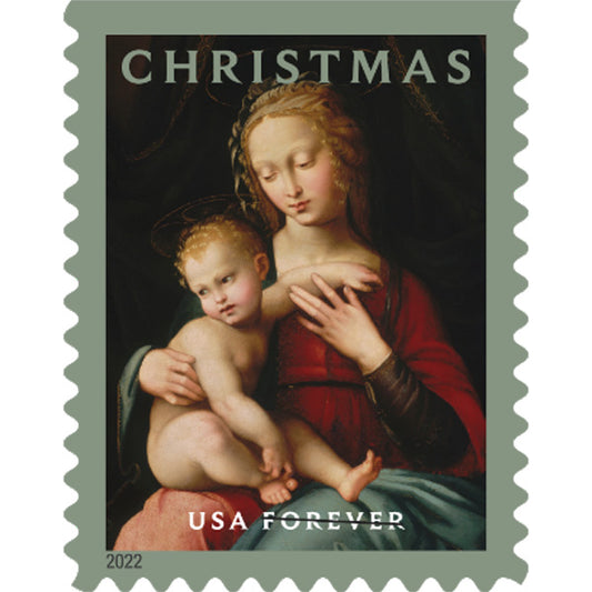 Virgin And Child Stamps 2024 Forever Stamps 100 pcs