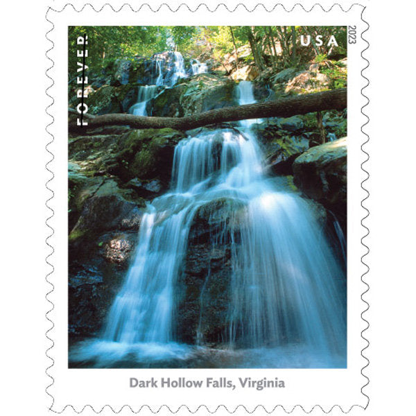 Waterfall Stamps 2023 Forever Stamps 60 pcs