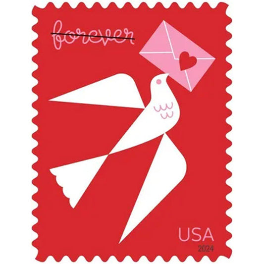 Love 2024 Stamps Love Forever Stamps 100 pcs