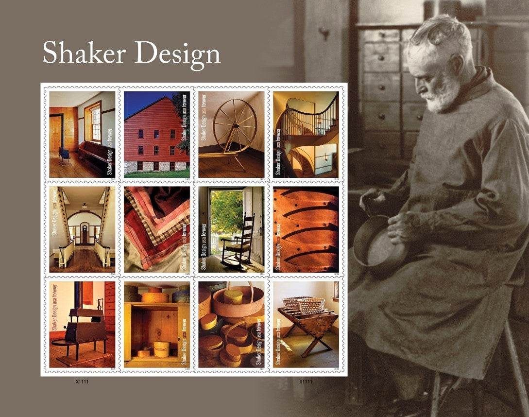 Shaker Design Stamps 2024 Forever Stamps 60 pcs