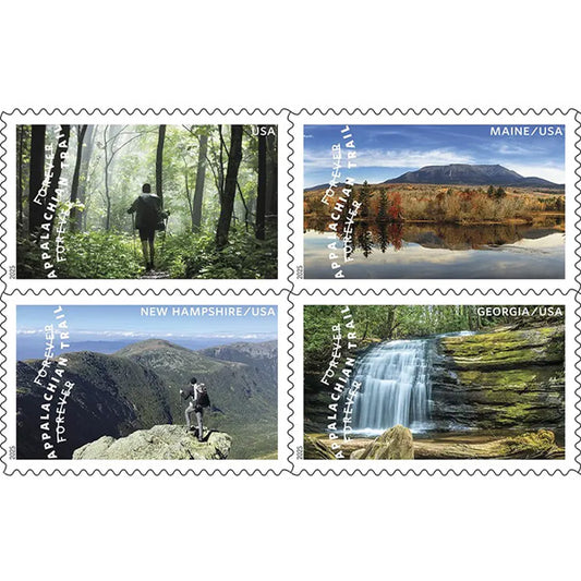 The Appalachian Trail Stamps 2025 Forever Stamps 75 pcs