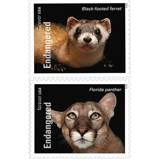 Endangered Species Stamps 2023 Forever Postage Stamps 100 pcs