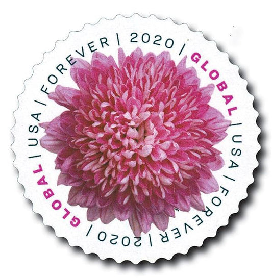 Global Chrysanthemum Stamps International 2020 (40pcs)