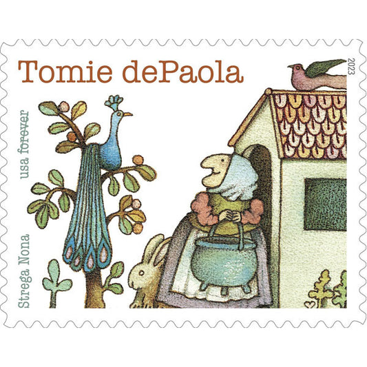 Tomie dePaola Stamps 2023 Forever Postage Stamps 100 pcs