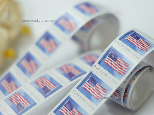 U.S. Flag (U.S. 2019) Roll of Forever Postage Stamps 100 pcs