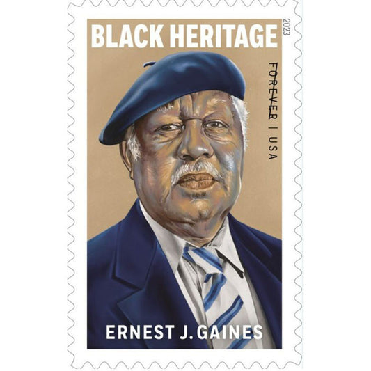 Ernest J. Gaines Stamps 2023 Forever Postage Stamps 100 pcs