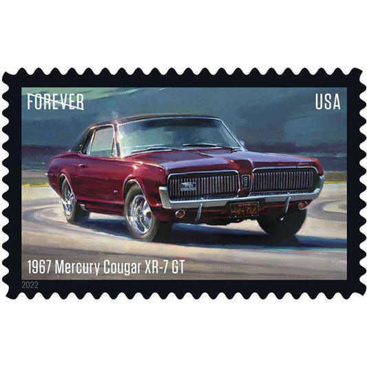 Pony Cars 2022 First-Class Forever Postage Stamps 100pcs