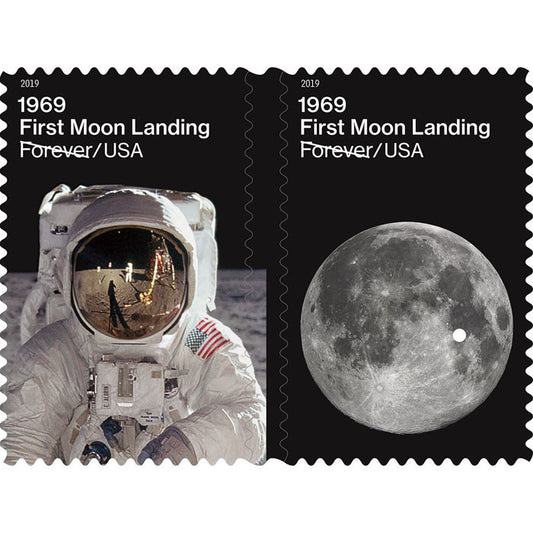 First Moon Landing 2019 Forever Postage Stamps 100 pcs