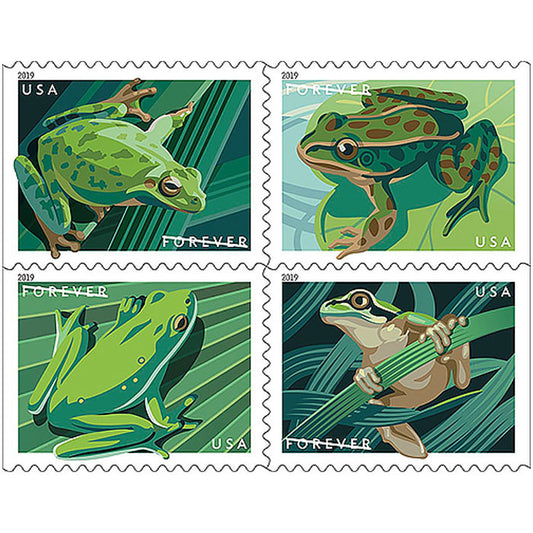 Frogs Stamps 2019  First-Class Forever Postage Stamps 80pcs