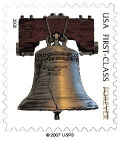 Liberty Bell 2008 Forever Postage Stamps 100 pcs